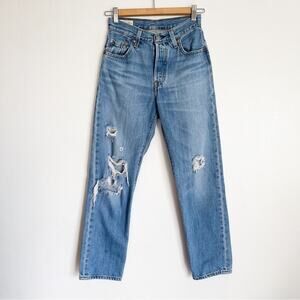 Levi’s | 501 Denim Jeans Skinny Ripped